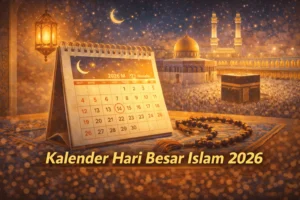 Daftar hari besar Islam 2026 dalam kalender Hijriah dan Masehi