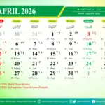 Kalender Jawa April 2026 Lengkap dengan Weton, Pasaran, dan Hari Libur