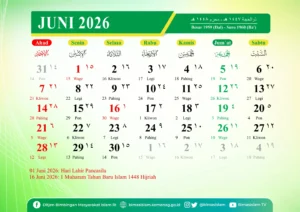 Kalender Jawa Bulan Juni 2026 (Foto: dok. Aceh Kemenag)