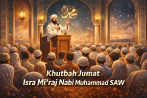 Ilustrasi khutbah Jumat dalam rangka peringatan Isra Mi’raj Nabi Muhammad SAW