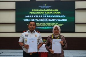 Lapas Kelas IIA Banyuwangi resmi bekerja sama dengan YKBH Sritanjung