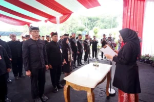 Pelantikan Kepala SKPD dan Camat di Kabupaten Banyuwangi
