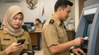 Ilustrasi pencairan gaji PNS Januari 2026