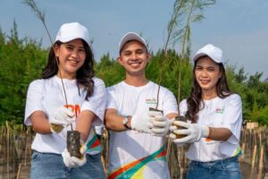 Program Regenerasi Hutan Mangrove Teluk Pangpang di Banyuwangi, Jawa Timur. Program ini dirancang BNI untuk memberikan dampak jangka panjang bagi lingkungan maupun masyarakat pesisir.