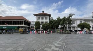 Syuting film Korea Extraction Tygo di Kota Tua Jakarta