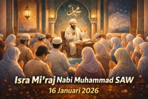 ilustrasi Peringatan Isra Miraj Nabi Muhammad SAW 2026 di masjid
