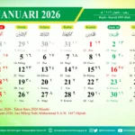 Kalender Jawa Januari 2026 Lengkap dengan Weton, Pasaran, dan Hari Libur