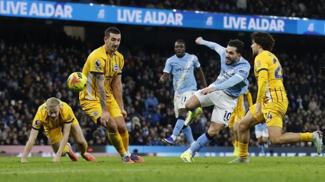 Klasemen Liga Inggris Manchester City vs Brighton
