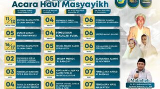 rangkaian acara haul masyayikh ponpes darussalam blokagung banyuwangi