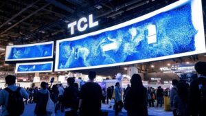 Grafik pangsa pasar TV global November 2025