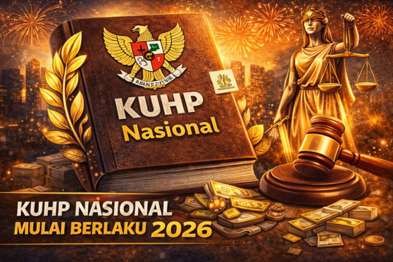 Ilustrasi KUHP Nasional yang mulai berlaku tahun 2026