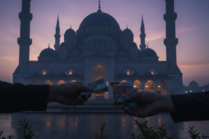 Umat Islam berdzikir dan membaca Al-Qur’an setelah shalat Subuh saat Ramadhan