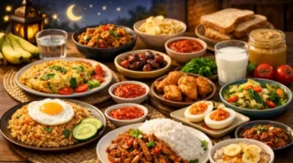 Ilustrasi makanan sehat untuk berbuka puasa Ramadan