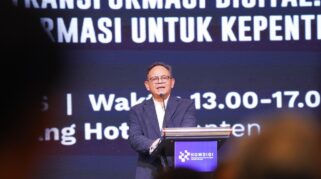 Ketua Dewan Pers Komaruddin Hidayat menyampaikan pandangan soal AI dan pers