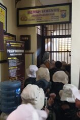 Siswa RA Perwanida Singolatren berkunjung ke Polsek Singojuruh