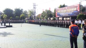 Polresta Banyuwangi Gelar Apel Pasukan Operasi Keselamatan Semeru 2026