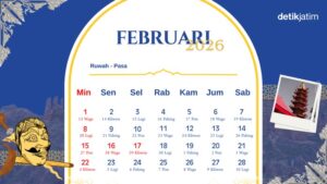 Ilustrasi kalender Jawa Kamis Kliwon 12 Februari 2026