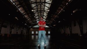 Pemain Persija Jakarta bertanding melawan Bali United