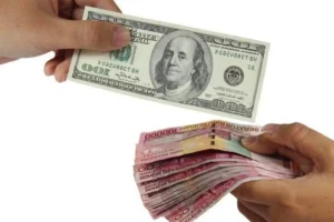 grafik pelemahan nilai tukar rupiah terhadap dollar AS