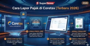 6,6 Juta Wajib Pajak Sudah Lapor SPT lewat Coretax: Rekor Baru DJP di 2026!