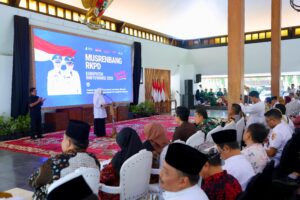 Bupati Banyuwangi membuka Musrenbang RKPD di Pendopo Sabha Swagata