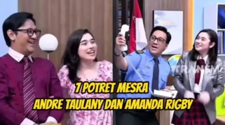 Andre Taulany dan Amanda Rigby Jadi Sorotan Publik Usai Interaksi di Monitor Ketua