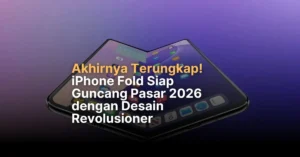 Apple Siap Guncang Pasar: Desain iPhone Fold Terungkap, Harga Melonjak Rp33 Juta