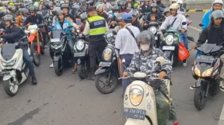 Arus Balik Lebaran 2026 Dominasi Sepeda Motor di Pelabuhan Ketapang