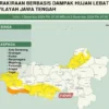 BMKG Prediksi Hujan Lebat di Jawa Tengah dan Cuaca Panas Lembap di Surabaya pada 25 Maret 2026