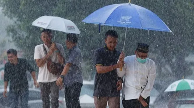 BMKG Prediksi Hujan Ringan hingga Lebat di Seluruh Wilayah Indonesia pada 30 Maret 2026