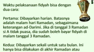 Bolehkah Membayar Fidyah di Luar Bulan Ramadan? Penjelasan Lengkap Mazhab dan Praktik