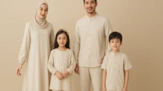 Busana Pria Lebaran Laris Karena Tren Sarimbit Kian Populer