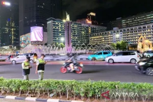 Car Free Night Bundaran HI Rayakan Takbiran, Lalu Lintas Diatur Ketat