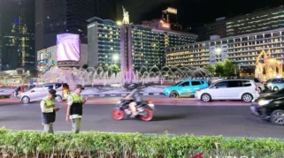 Car Free Night Bundaran HI Rayakan Takbiran, Lalu Lintas Diatur Ketat