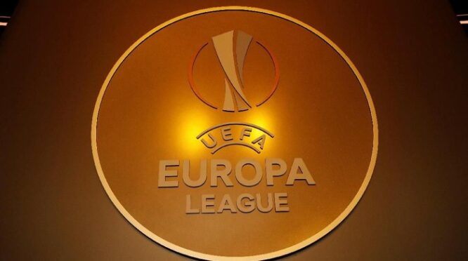 Pertandingan Liga Europa antara klub-klub Eropa pada babak 16 besar