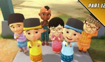 Empat Rumah Karakter Upin & Ipin Menjadi Pusat Silaturahmi Saat Lebaran