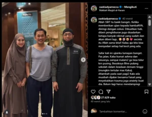 Hanung Bramantyo dan Zaskia Mecca Rayakan Lebaran dengan Deep Cleaning dan Salat Id