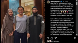 Hanung Bramantyo dan Zaskia Mecca Rayakan Lebaran dengan Deep Cleaning dan Salat Id