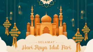 Ucapan Idul Fitri dalam bahasa Pakpak dengan latar suasana Lebaranvvvvvvvvvvvvv