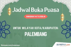 Jadwal Maghrib dan Isya di Palembang pada 17 Maret 2026: Panduan Buka Puasa Ramadan ke-27