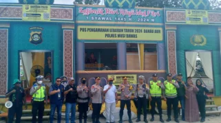 Kapolres Mojokerto Kota Gencarkan Himbauan Keselamatan di Objek Wisata Usai Lonjakan Pengunjung Lebaran 2026