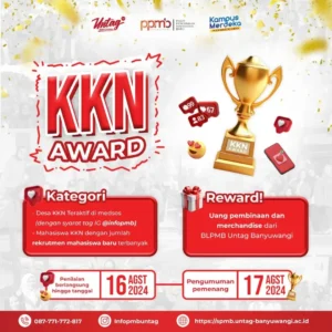 Kegiatan organisasi mahasiswa UNTAG Banyuwangi – Membentuk Pemimpin Kreatif