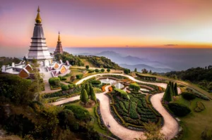 Keindahan Doi Inthanon Tetap Menawan Meski Cuaca Tidak Bersahabat