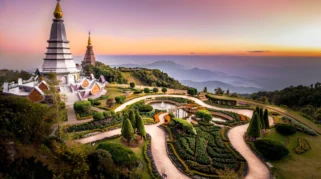 Keindahan Doi Inthanon Tetap Menawan Meski Cuaca Tidak Bersahabat