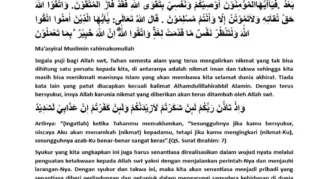 Khutbah Jumat 27 Maret 2026: Fokus pada Spirit Syawal, Tugas Pasca Ramadan, dan Perdamaian