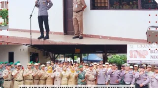 KPH Balapulang Perhutani Ikuti Apel Gabungan Pengamanan Malam Takbiran di Banjarharjo