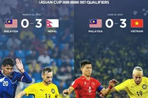 Malaysia Dihukum 0-3, Vietnam Unggul ke Piala Asia 2027 setelah Sanksi AFC