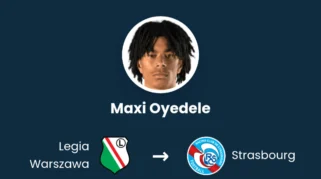 Maxi Oyedele Cetak Gol Pembuka untuk Strasbourg Usai Transfer dari Legia Warsaw
