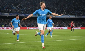 Napoli Kalahkan Cagliari 1-0, McTominay Bawa Tim ke Posisi Kedua Serie A