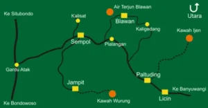 Panduan jalan ke Kawah Ijen Banyuwangi: Rute utama dari kota besar
